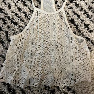 Racerback Crochet American Eagle Tank Top (size XS)